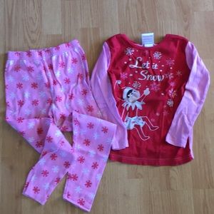 5 for $15-Elf on the Shelf size 8 pajama set